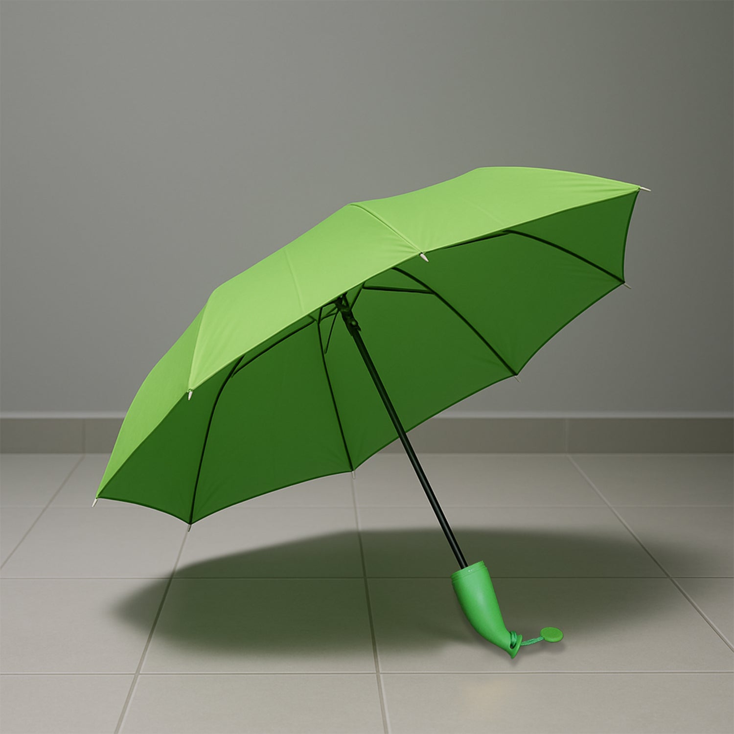 Green Stylish Banana Shaped Mini Foldable Umbrella Green Stylish Banana Shaped Mini Foldable Umbrella